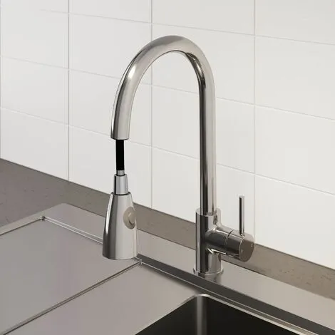 Sauber Baden Pull Out Kitchen Mixer Tap 3 Sauber Baden Pull Out Kitchen Mixer Tap - Image 3