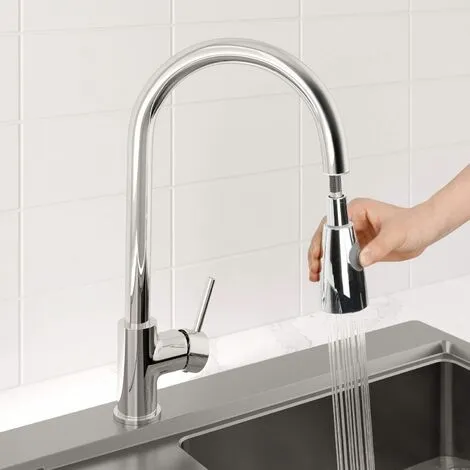 Sauber Baden Pull Out Kitchen Mixer Tap 4 Sauber Baden Pull Out Kitchen Mixer Tap - Image 4