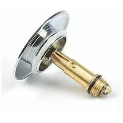 ERHOPE Brass Drain Plug,Bathroom Sink Drain Plug 66mm Polished Brass Chrome Pop Click Clack For Bath Vanity Sink Replacement Bolts Bathroom Tub -Faucet Shop 87638564 4