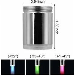 GDRHVFD Kitchen Faucet LED Color Changing Sink Faucet 3 -Faucet Shop 88104648 3