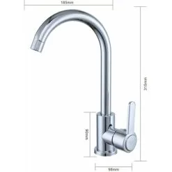 Way Kitchen Faucet Single Handle Kitchen Faucet Horizontal Stainless Steel Kitchen 6 Way Kitchen Faucet Single Handle Kitchen Faucet Horizontal Stainless Steel Kitchen -Faucet Shop 88297963 3