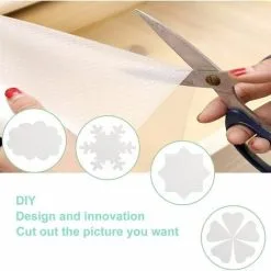 Way Drawer Mat Transparent EVA Waterproof Washable Cupboard Mat Table Mat For Home And Kitchen Antibacterial Refrigerator Mat (45 X 150cm) -Faucet Shop 88297986 3