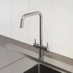 Sauber Lugano Kitchen Mixer Tap Chrome