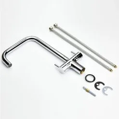 Sauber Lugano Kitchen Mixer Tap Chrome -Faucet Shop 8946060 5
