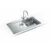 Franke Mythos MMX 211 1.0 Bowl Stainless Steel Kitchen Sink With R/Hand Drainer