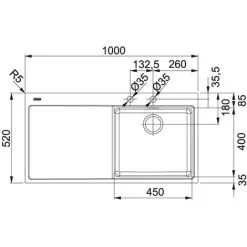 Franke Mythos MMX 211 1.0 Bowl Stainless Steel Kitchen Sink With R/Hand Drainer -Faucet Shop 89716814 4