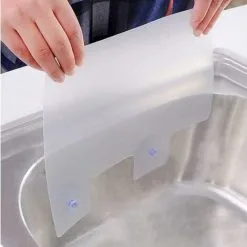 MODOU Prevent Splashing Tool,Sink Splash Guard,Splash Protector Retaining Water Separator,Kitchen Wash Baffle,Prevent Water Splashing Guard Board Washing Sink