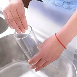 MODOU Prevent Splashing Tool,Sink Splash Guard,Splash Protector Retaining Water Separator,Kitchen Wash Baffle,Prevent Water Splashing Guard Board Washing Sink -Faucet Shop 89807574 3