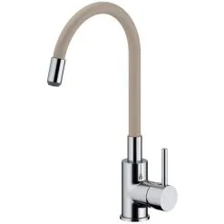 Siko Shape Memory Kitchen Mixer, Beige Silicone Curve (SIKOBSLPRO290BE)