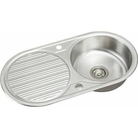 Sauber Round Inset Stainless Steel Sink - Single Bowl 2 Sauber Round Inset Stainless Steel Sink - Single Bowl - Image 2