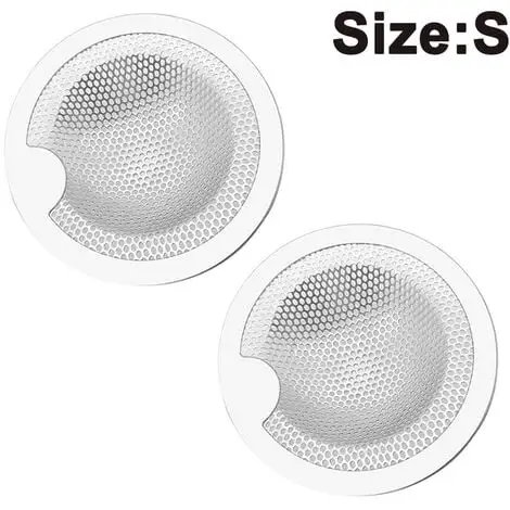 FUHUIDATRADING Pieces Kitchen Sink Strainer, Anti-Clog Stainless Steel Kithen Sink Drain Strainer Basket 1 FUHUIDATRADING Pieces Kitchen Sink Strainer, Anti-Clog Stainless Steel Kithen Sink Drain Strainer Basket