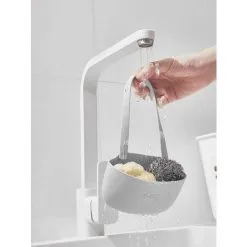 FUHUIDATRADING Kitchen Sink Sponge Holder, Sponge Holder Kitchen Sink Organizer Sponge Holder Sink Basket Kitchen Sink Organizer For Kitchen Utensils Holder -Faucet Shop 92866383 5