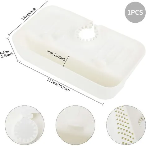 XINUY TPE Kitchen Sink Faucet Non-Slip Storage Holder - Non-Drip Faucet Handle - Drain Basket For Kitchen And Bathroom 2 XINUY TPE Kitchen Sink Faucet Non-Slip Storage Holder - Non-Drip Faucet Handle - Drain Basket For Kitchen And Bathroom - Image 2