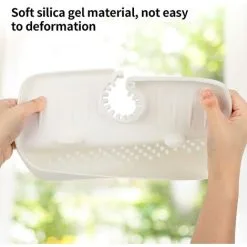 XINUY TPE Kitchen Sink Faucet Non-Slip Storage Holder - Non-Drip Faucet Handle - Drain Basket For Kitchen And Bathroom 8 XINUY TPE Kitchen Sink Faucet Non-Slip Storage Holder - Non-Drip Faucet Handle - Drain Basket For Kitchen And Bathroom -Faucet Shop 93525989 4