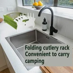 HEGUYEY Foldable Dish Drying Rack With Portable Kitchen Accessories Multi-Function Plastic Dish Rack Camping Accessories Collapsible Dish Rack 7 HEGUYEY Foldable Dish Drying Rack With Portable Kitchen Accessories Multi-Function Plastic Dish Rack Camping Accessories Collapsible Dish Rack -Faucet Shop 94387332 3