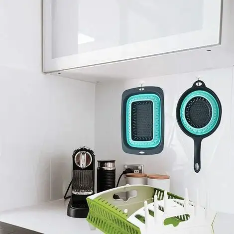 HEGUYEY Foldable Dish Drying Rack With Portable Kitchen Accessories Multi-Function Plastic Dish Rack Camping Accessories Collapsible Dish Rack 5 HEGUYEY Foldable Dish Drying Rack With Portable Kitchen Accessories Multi-Function Plastic Dish Rack Camping Accessories Collapsible Dish Rack - Image 5