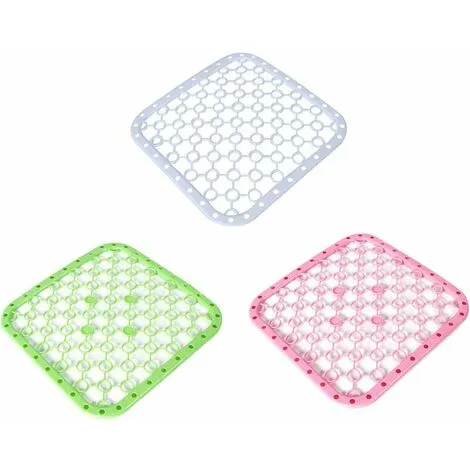 TUMALAGIA Plastic Sink Bottom Sink Protector Kitchen Sink Mat Wash Basin Accessories Non-Slip Sink Mat Dishwashing Mat Sink Bottom Mat For Sink And Sink With Drainage Holes 3 Pcs 1 TUMALAGIA Plastic Sink Bottom Sink Protector Kitchen Sink Mat Wash Basin Accessories Non-Slip Sink Mat Dishwashing Mat Sink Bottom Mat For Sink And Sink With Drainage Holes 3 Pcs