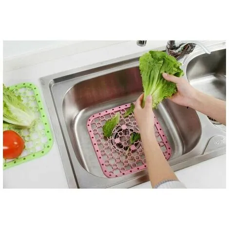 TUMALAGIA Plastic Sink Bottom Sink Protector Kitchen Sink Mat Wash Basin Accessories Non-Slip Sink Mat Dishwashing Mat Sink Bottom Mat For Sink And Sink With Drainage Holes 3 Pcs 5 TUMALAGIA Plastic Sink Bottom Sink Protector Kitchen Sink Mat Wash Basin Accessories Non-Slip Sink Mat Dishwashing Mat Sink Bottom Mat For Sink And Sink With Drainage Holes 3 Pcs - Image 5
