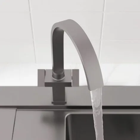 Sauber Aarau Brushed Kitchen Mixer Tap 3 Sauber Aarau Brushed Kitchen Mixer Tap - Image 3