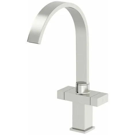 Sauber Aarau Brushed Kitchen Mixer Tap 4 Sauber Aarau Brushed Kitchen Mixer Tap - Image 4