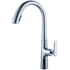 Faucet Shop 67 BOED Kitchen Faucet - Single Handle Kitchen Faucet With Pull-out Spray 360° Rotatable, 2 Spray Modes Sink Faucet Plating