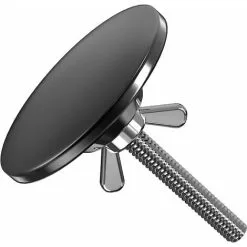 Soleil Sink Hole Cover Black, Stainless Steel Metal 2" Kitchen Faucet Hole Cover Tap Hole Plug Matte Black For Leakage Prevention