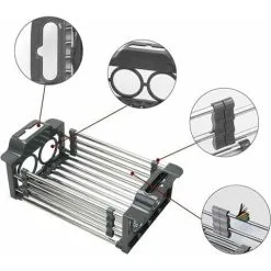 TUMALAGIA Extendable Sink Drainer, Stainless Steel Telescopic Drain Basket Extendable Sink Rack Dish Rack Over The Sink Dish Rack For Vegetable Fruit(Gray,S) -Faucet Shop 96485408 5