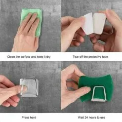 Soleil 3 Pack Kitchen Sink Sponge Holder, Adhesive Sponge Holder, Quick Dry, Kitchen Sink Sponge Holder, Waterproof Stainless Steel Sponge Holder For Kitchen Accessories. -Faucet Shop 97102984 5