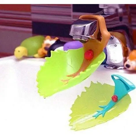 MEZHENG Cartoon Faucet Extender Sink Handle Extension, Cartoon Leaf Style, Fun And Interesting For Hand Washing, 2pcs 2 MEZHENG Cartoon Faucet Extender Sink Handle Extension, Cartoon Leaf Style, Fun And Interesting For Hand Washing, 2pcs - Image 2