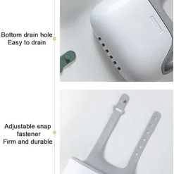 MEZHENG Kitchen Sink Sponge Holder For Kitchen Sink Faucet Hanging Basket Organizer For Sponge, Brush, Soap And Towel -Faucet Shop 97463017 3