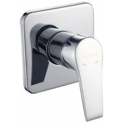 GTA Concealed Shower Mixer Tap Wall Mounted Copper Concealed Concealed Hot And Cold Three Way Rain Shower, Shower Switch