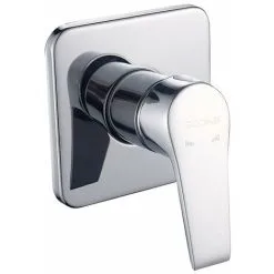 GTA Concealed Shower Mixer Tap Wall Mounted Copper Concealed Concealed Hot And Cold Three Way Rain Shower, Shower Switch -Faucet Shop 97683693 5
