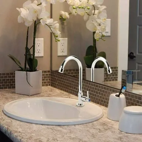 GTA Kitchen Faucet, Cold Water Sink Faucet Stainless Steel Single Hole Bar Faucet Suitable For Outdoor Vegetable Garden 2 GTA Kitchen Faucet, Cold Water Sink Faucet Stainless Steel Single Hole Bar Faucet Suitable For Outdoor Vegetable Garden - Image 2