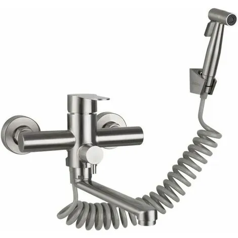 Soleil Kitchen Wall Mounted Faucet Wall Mounted Spray Gun Sink Stainless Steel Hot And Cold Water Faucet Kitchen Wall Mounted Laundry Rack Swivel Wall Mounted Kitchen Faucet 2 Soleil Kitchen Wall Mounted Faucet Wall Mounted Spray Gun Sink Stainless Steel Hot And Cold Water Faucet Kitchen Wall Mounted Laundry Rack Swivel Wall Mounted Kitchen Faucet - Image 2