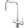 BUYAPARCEL 3 In 1 Instant Boiling Hot Water Kitchen Tap Only Angular Cool Touch + Fittings